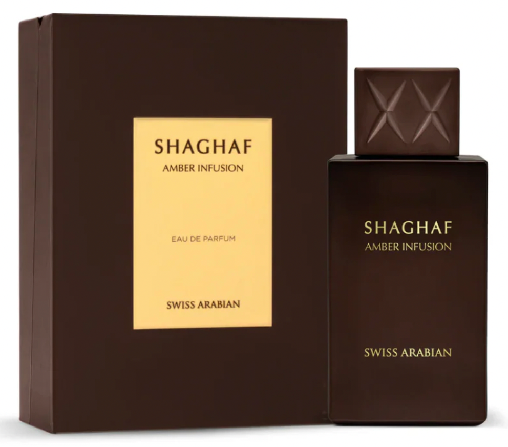 Shaghaf Amber Infusion| Swiss Arabian| Eau de Parfum 75 ml