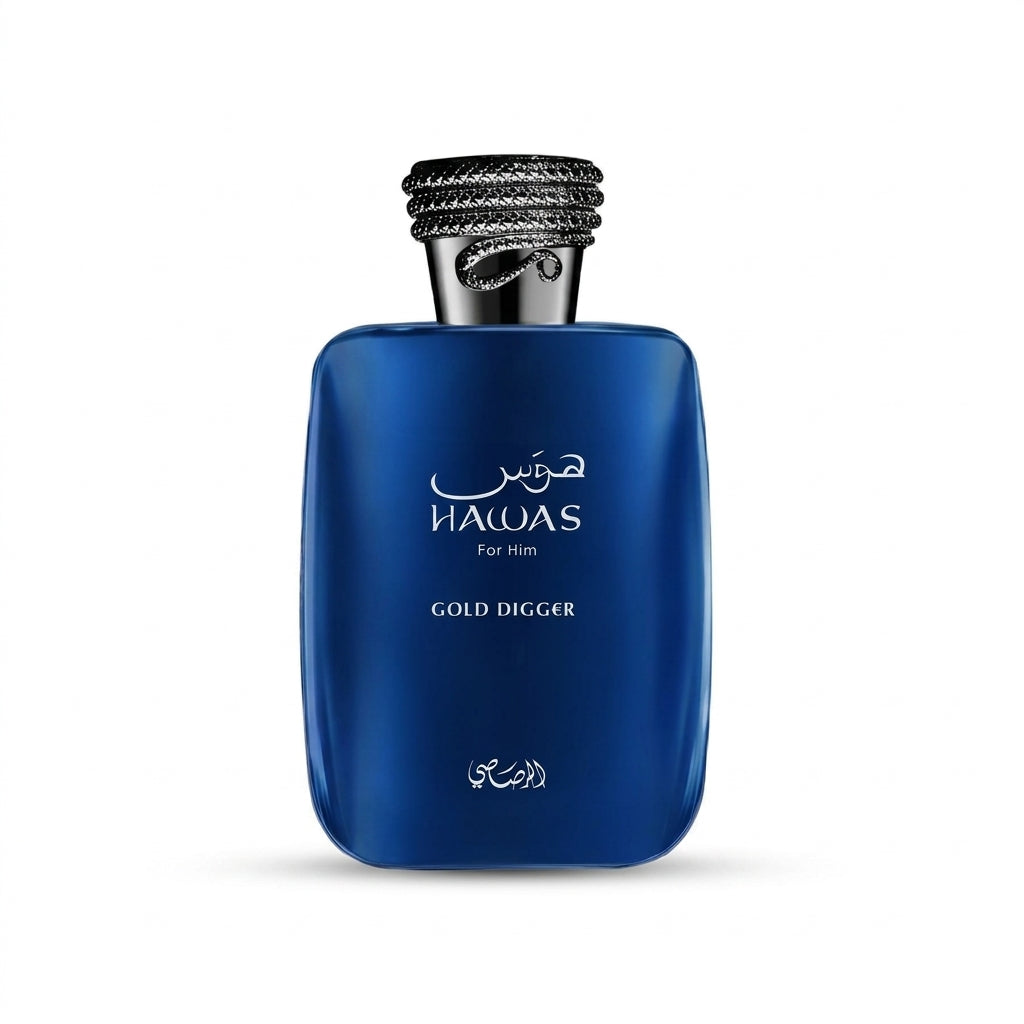 Perfume Hawas Gold Digger de Rasasi para hombre