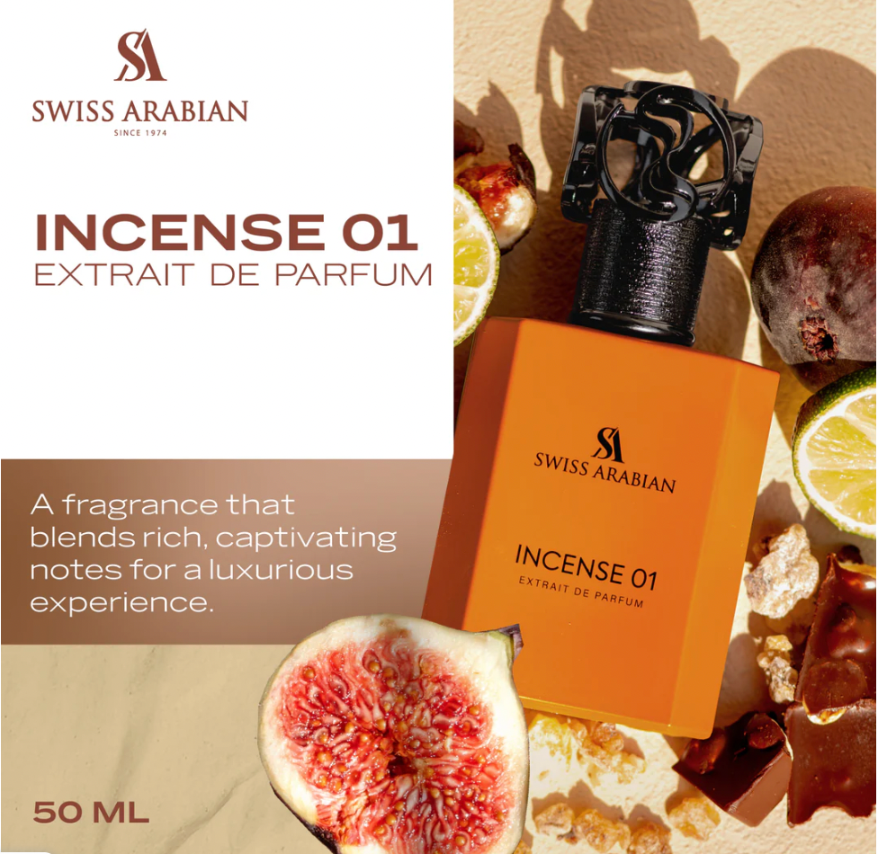 Incense 01 | Swiss Arabian | Extrait de Parfum 50 ml