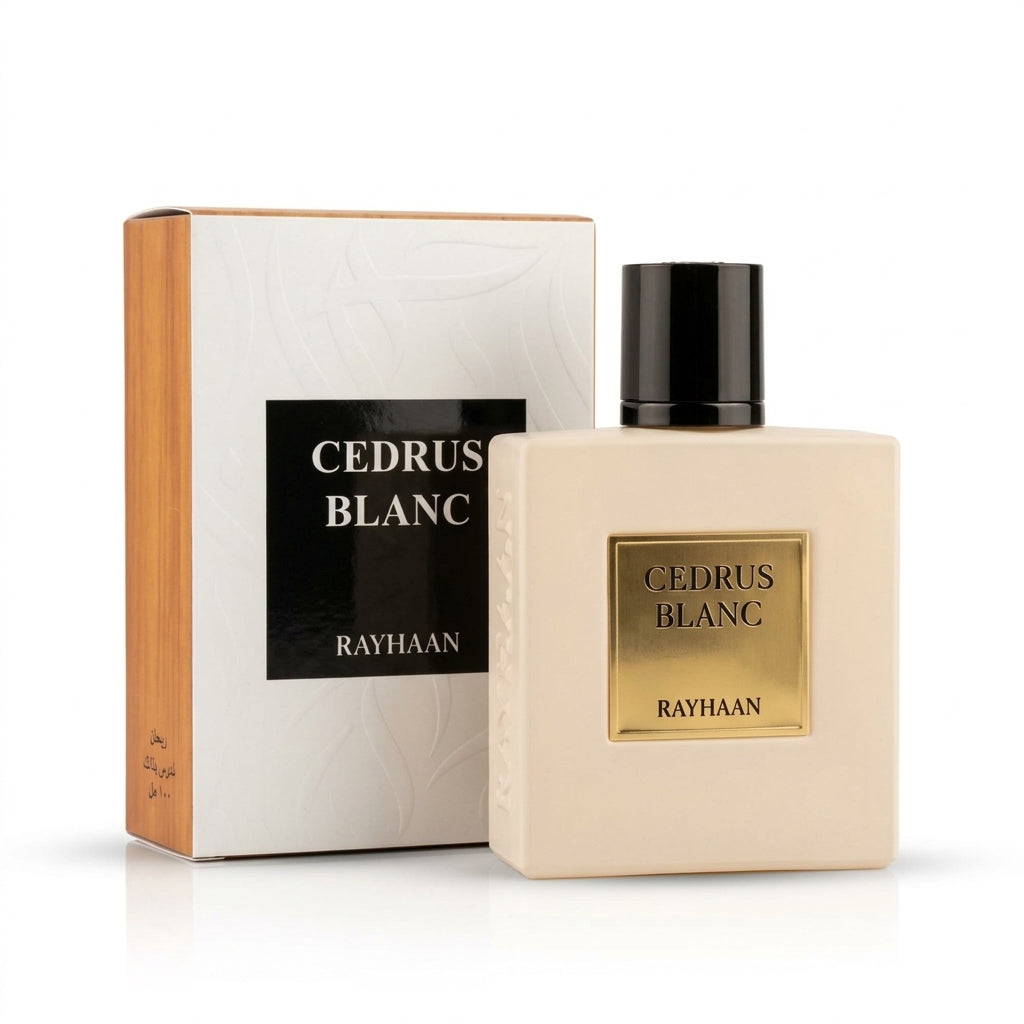 perfume rayhaan cedrus blanc elegante 