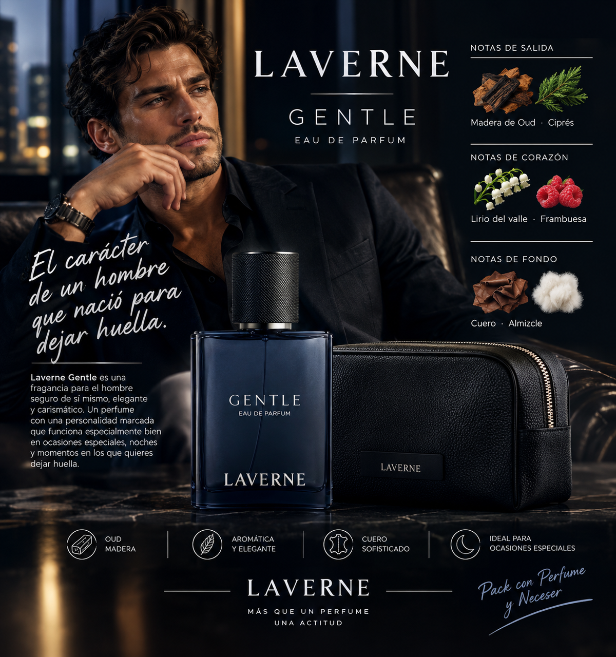 perfume masculino gentle laverne