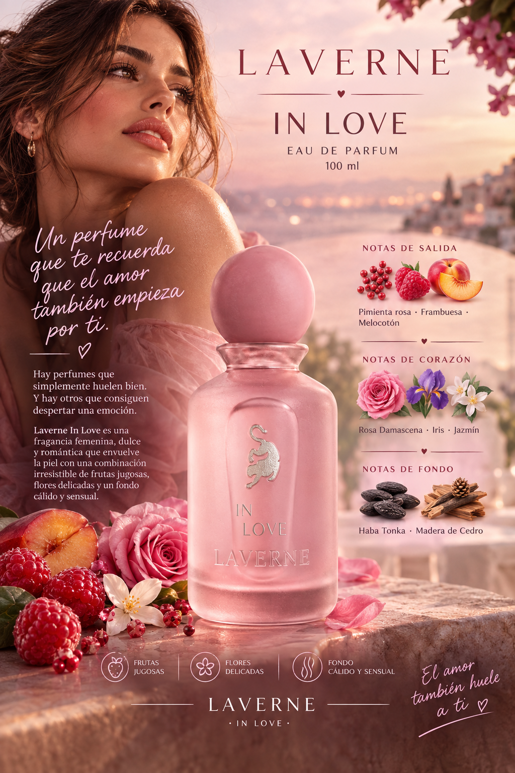 perfume laverne in love femenino romantico