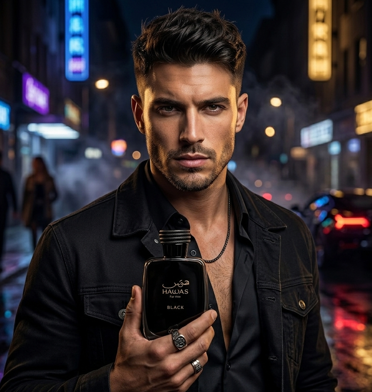 hawas black perfume intenso masculino rasasi