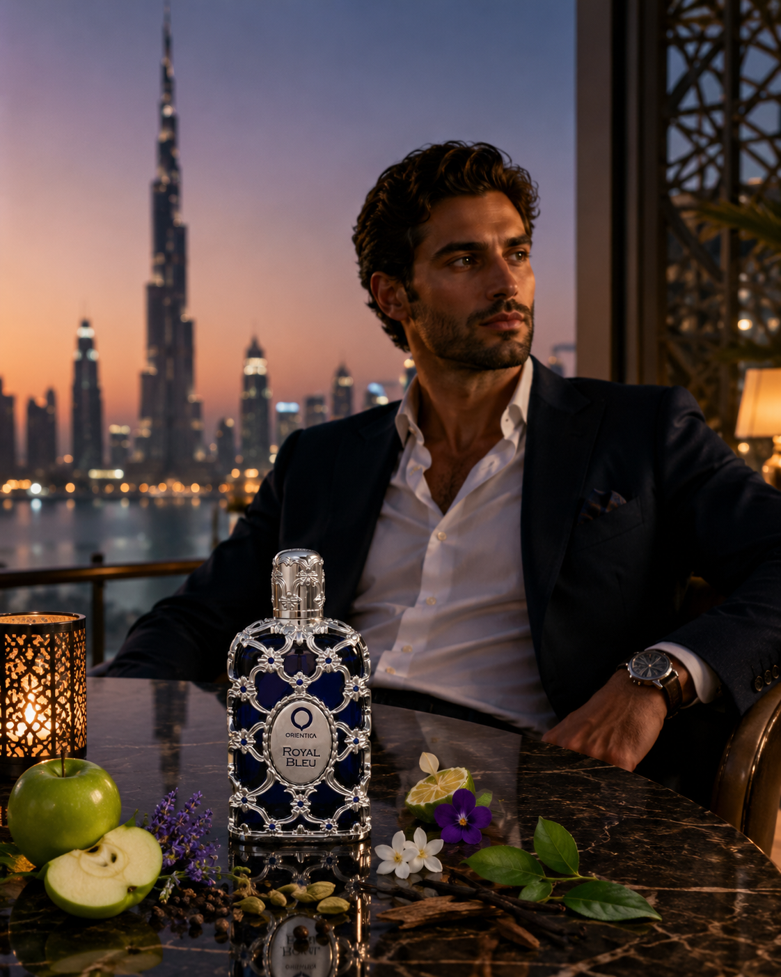 perfume royal bleu masculino elegante orientica