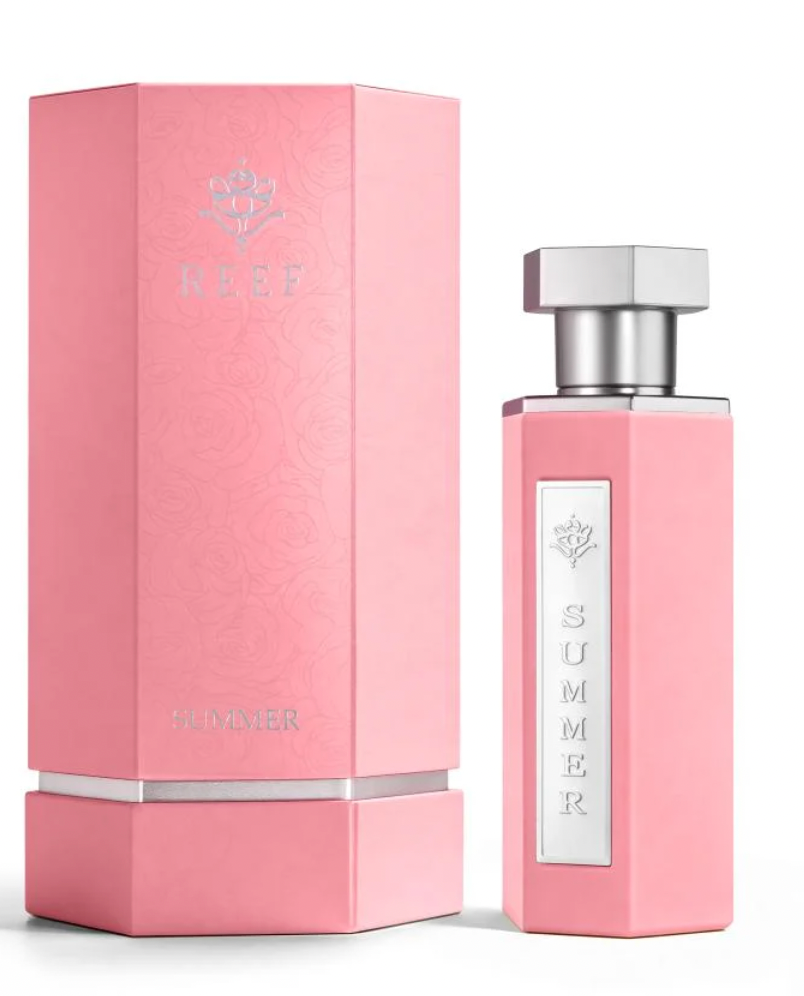 reef summer pink perfume oriental femenino con pera sandalo y ambar