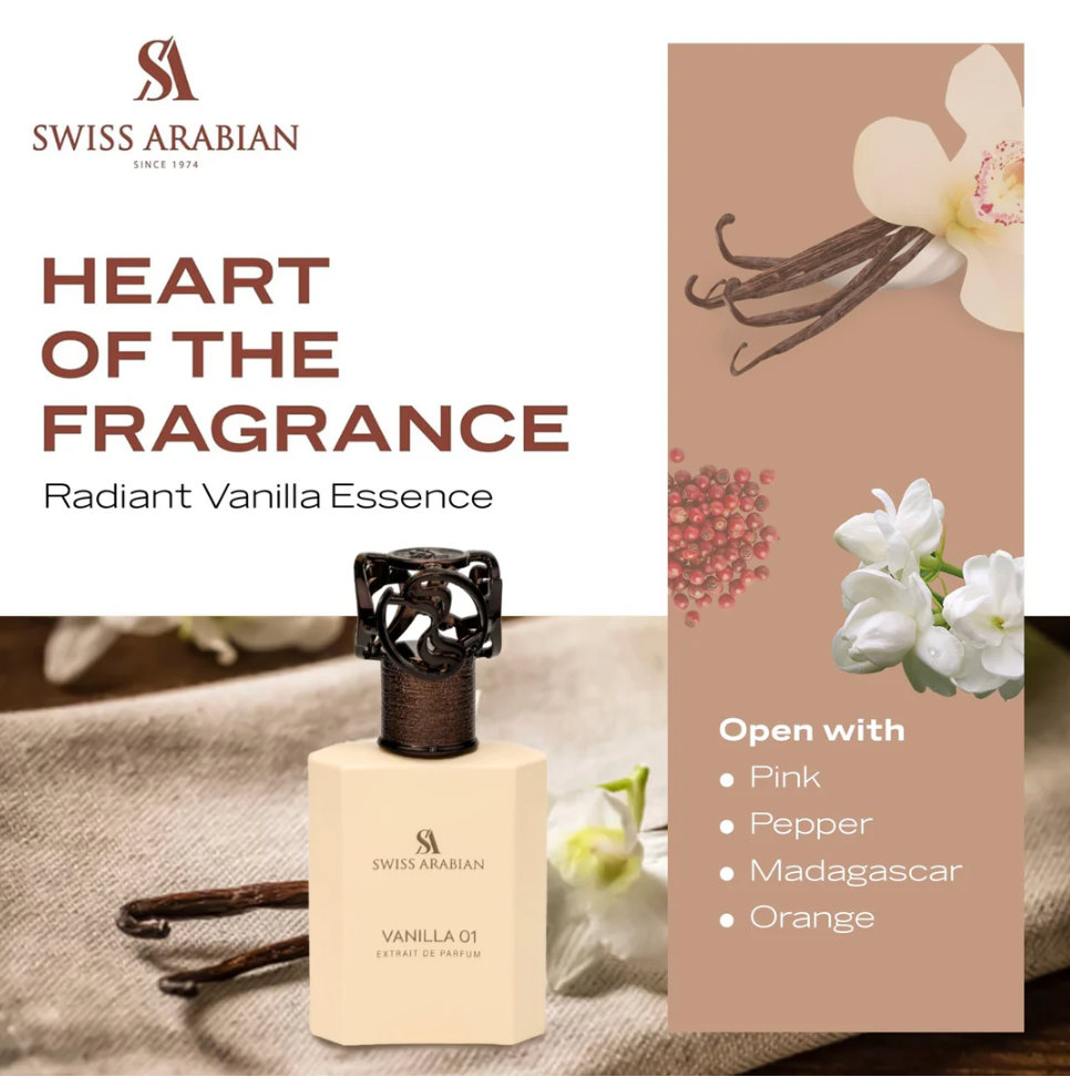 VANILLA 01 SWISS ARABIAN