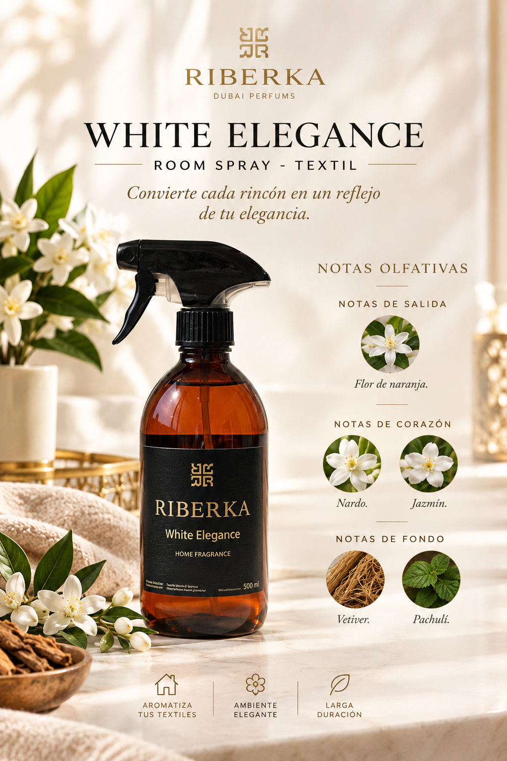 spray textil hogar white elegance